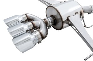 Honda Civic Type R Performance Exhaust - AWE Tuning - Cat Back Touring Edition - Chrome Silver - `17-`27